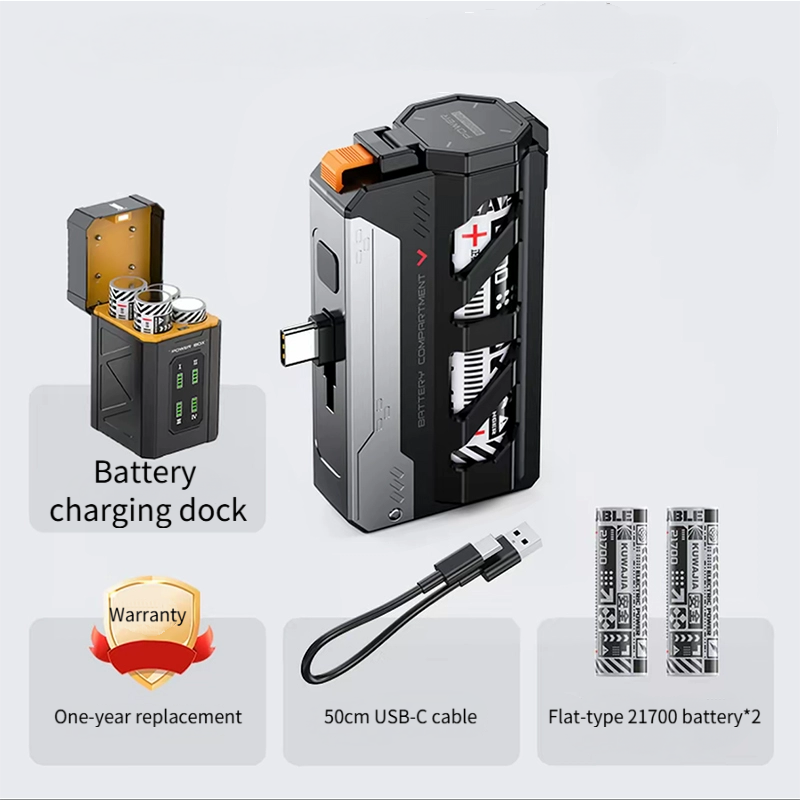 22.5w Fast Charging Power Supply With Replaceable Battery