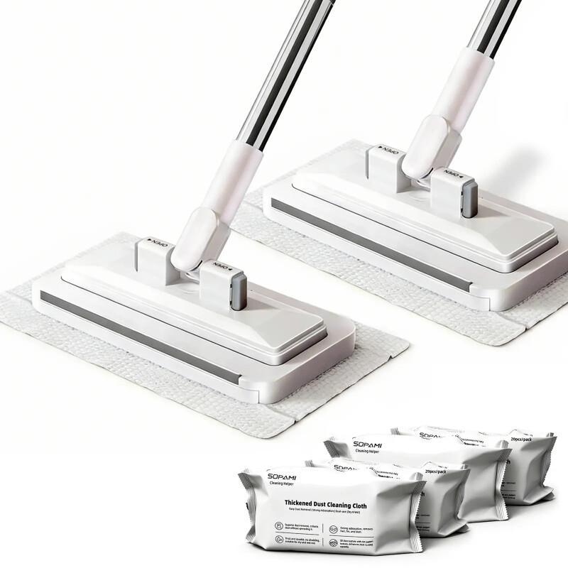 Hands-Free Disposable Mop – Dry & Wet Floor Cleaner