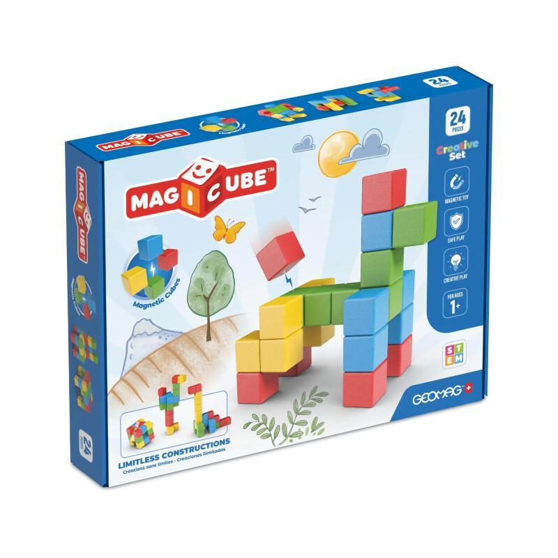 Magnetic Building Blocks – STEM Toy For Toddlers (24 Pcs)