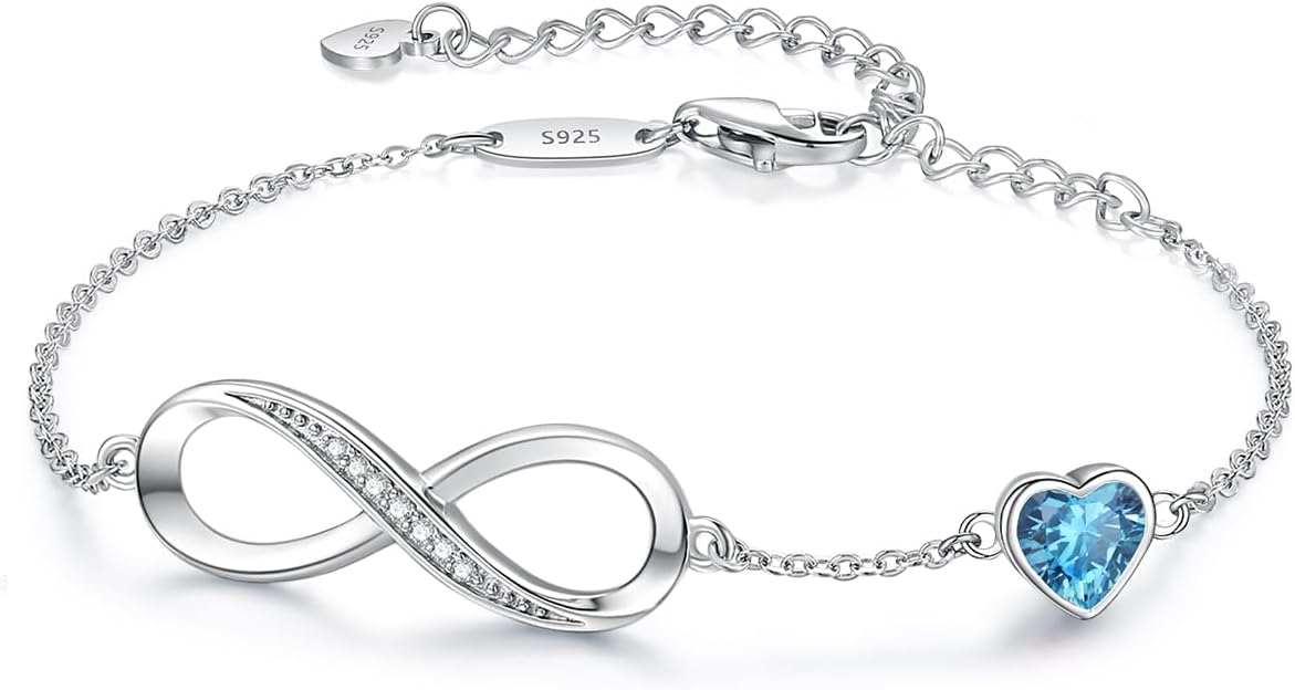 Mobius Strip Monthly Commemorative Bracelet