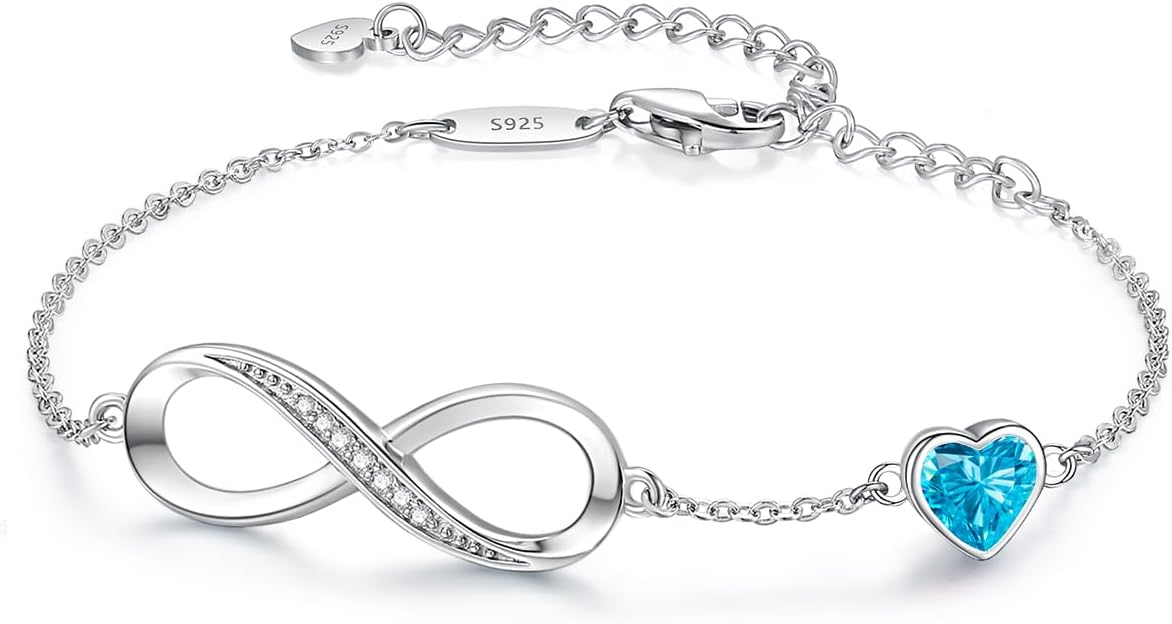 Mobius Strip Monthly Commemorative Bracelet