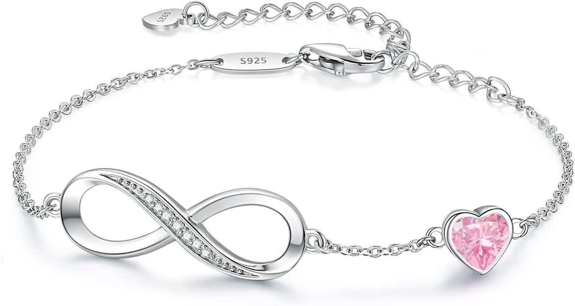 Mobius Strip Monthly Commemorative Bracelet