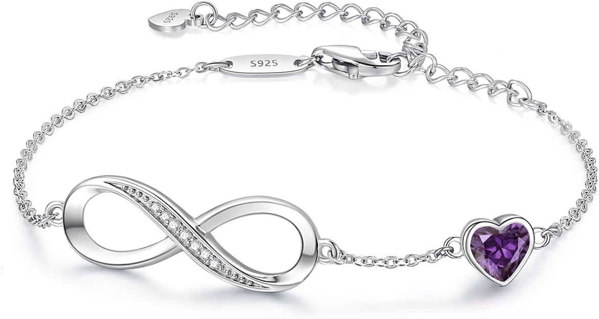 Mobius Strip Monthly Commemorative Bracelet