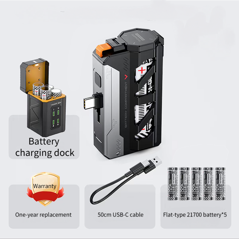22.5w Fast Charging Power Supply With Replaceable Battery