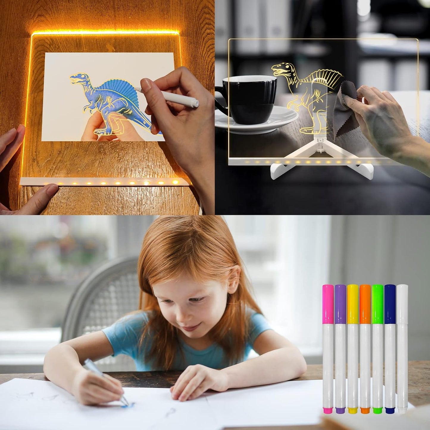 Illuminated Acrylic Writing Board