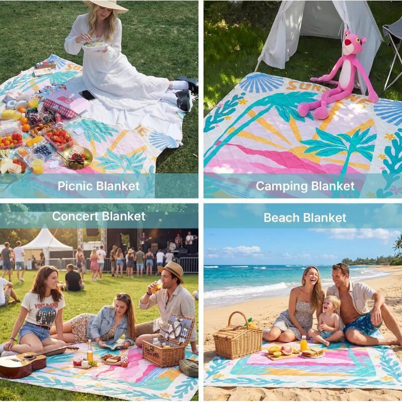 Waterproof Picnic Blanket – Portable Foldable Outdoor Mat