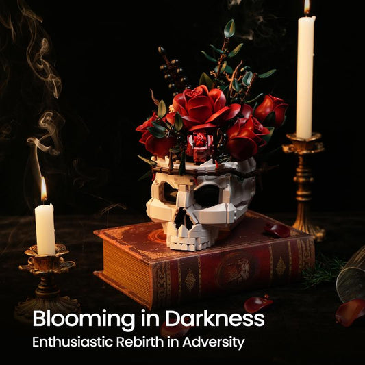 The Perfect Macabre Gift: Build Your Own Rose Skull Sculpture