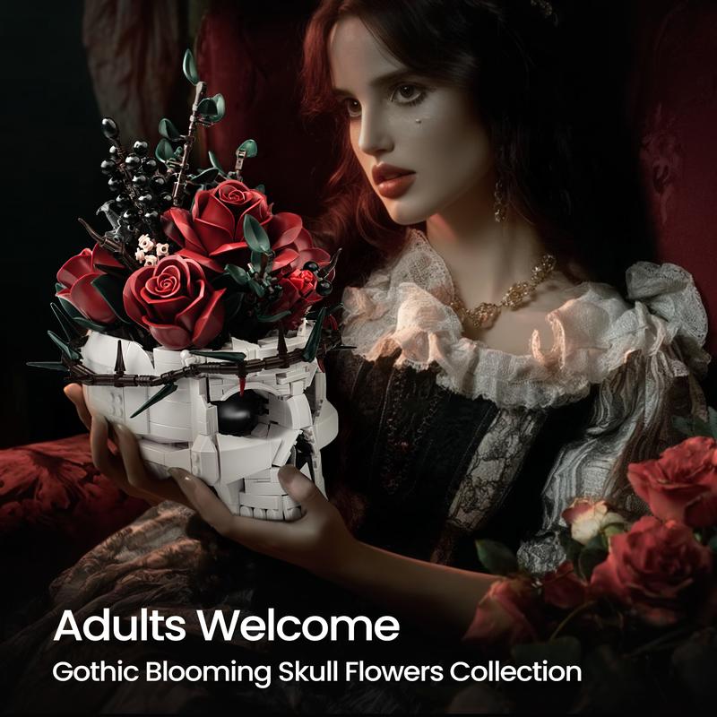 The Perfect Macabre Gift: Build Your Own Rose Skull Sculpture