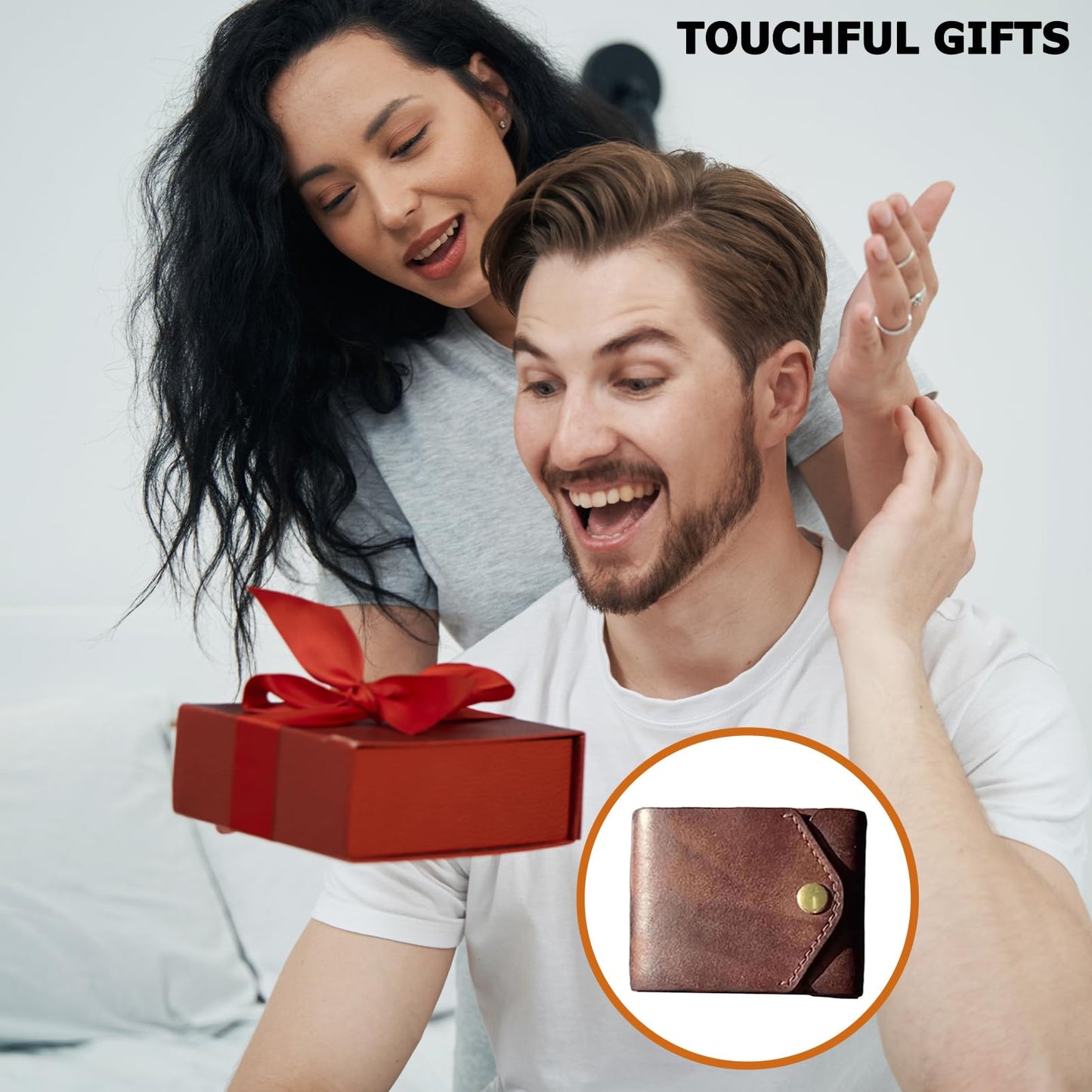 Full-Grain Leather Bifold Wallet For Men