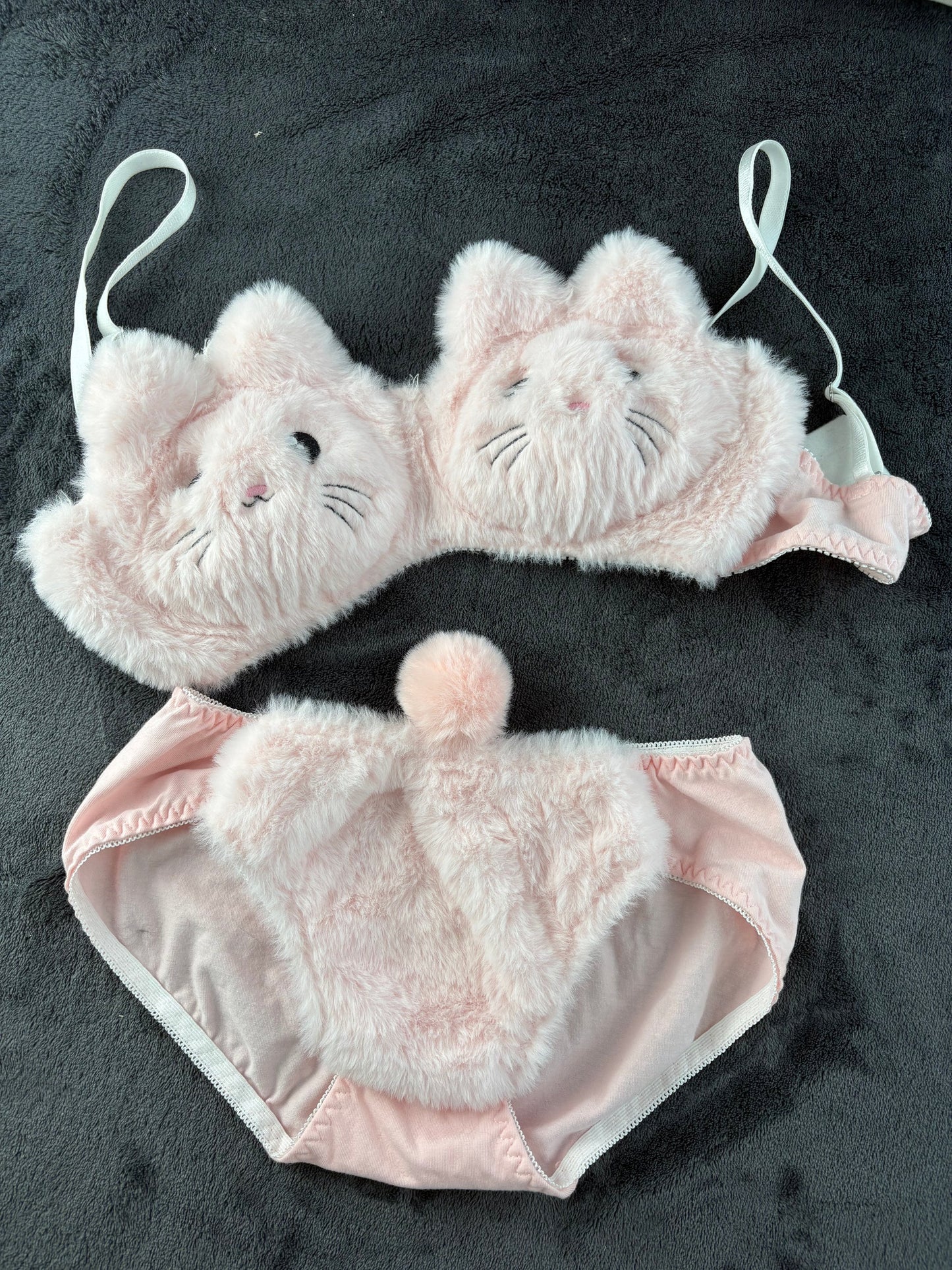 CozyCharm Embrace Bralette & Brief Set