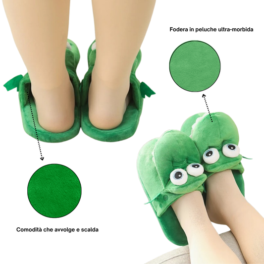 Creative Cute Croco Cotton Slippers