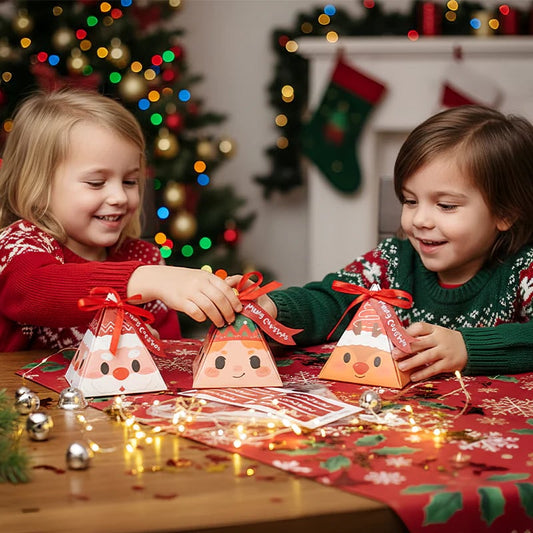 Adorable Christmas Triangular Gift Box Set