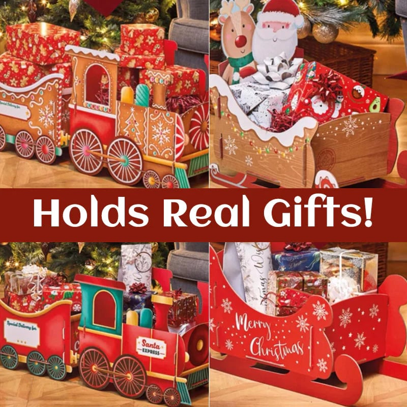 All Aboard! Santa's Gift Train