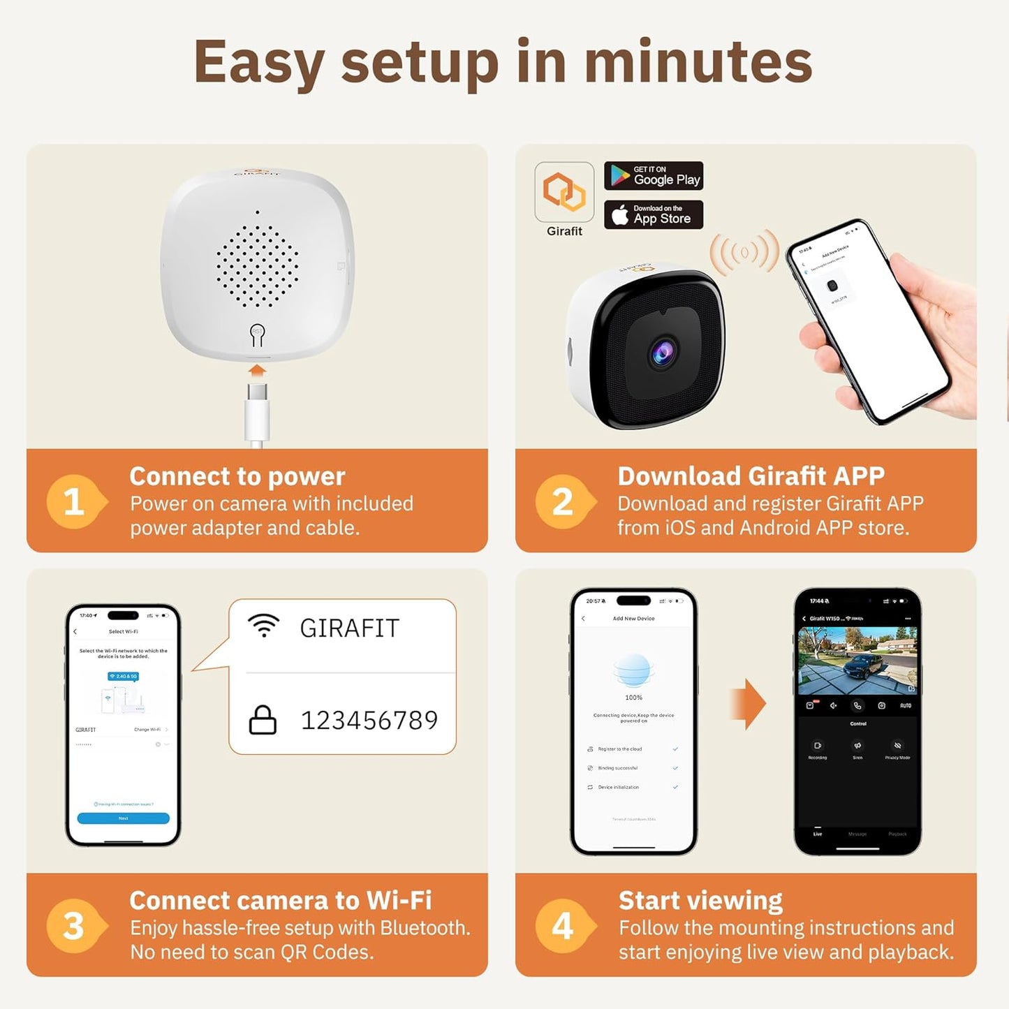 3MP Indoor Window Camera