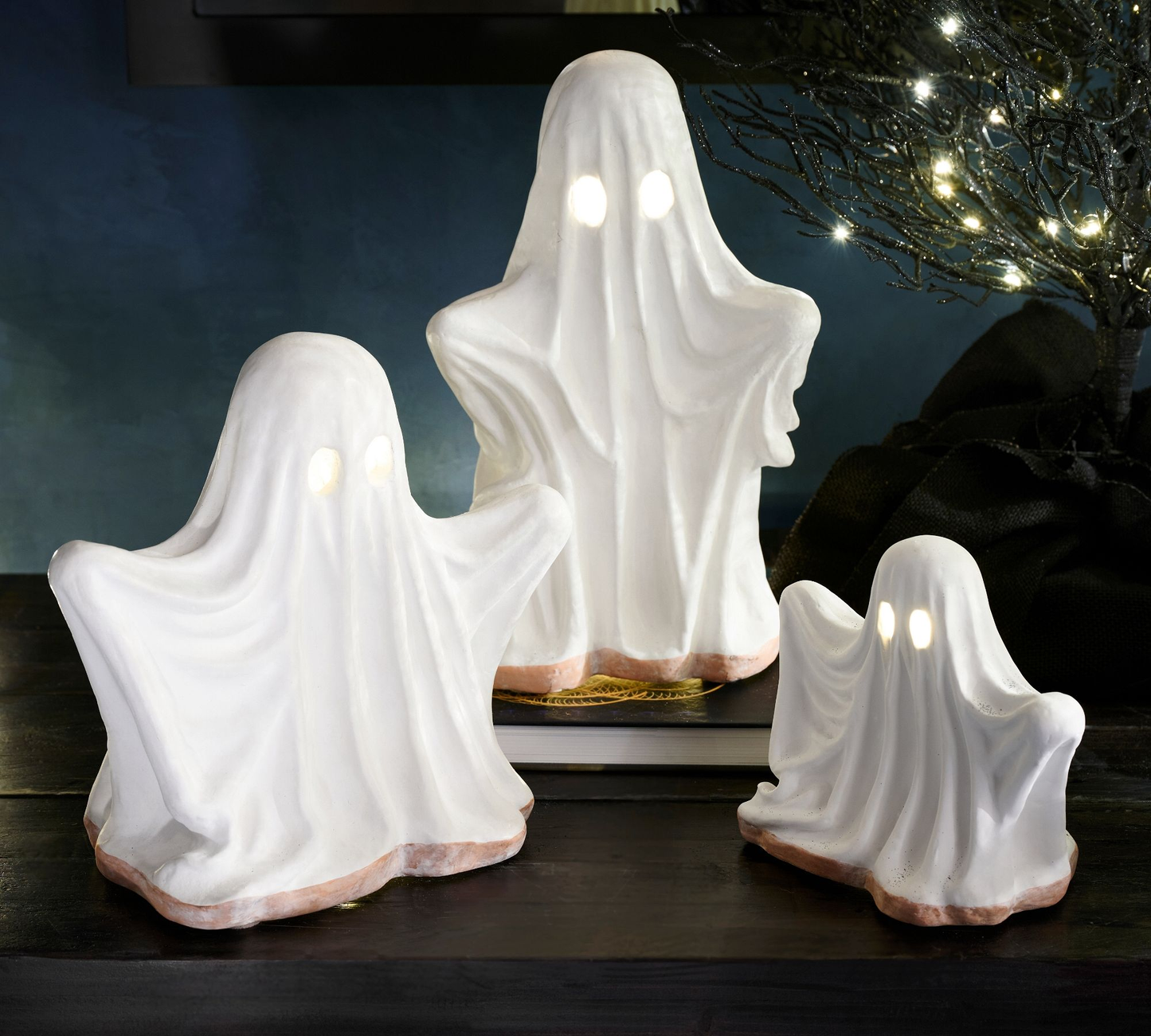 Haunted Hearth Ceramic Ghost Decor