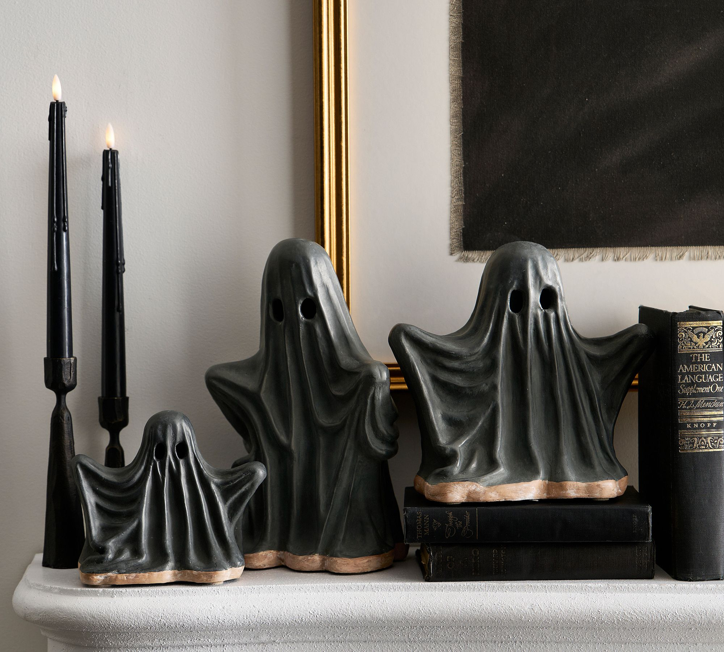 Haunted Hearth Ceramic Ghost Decor