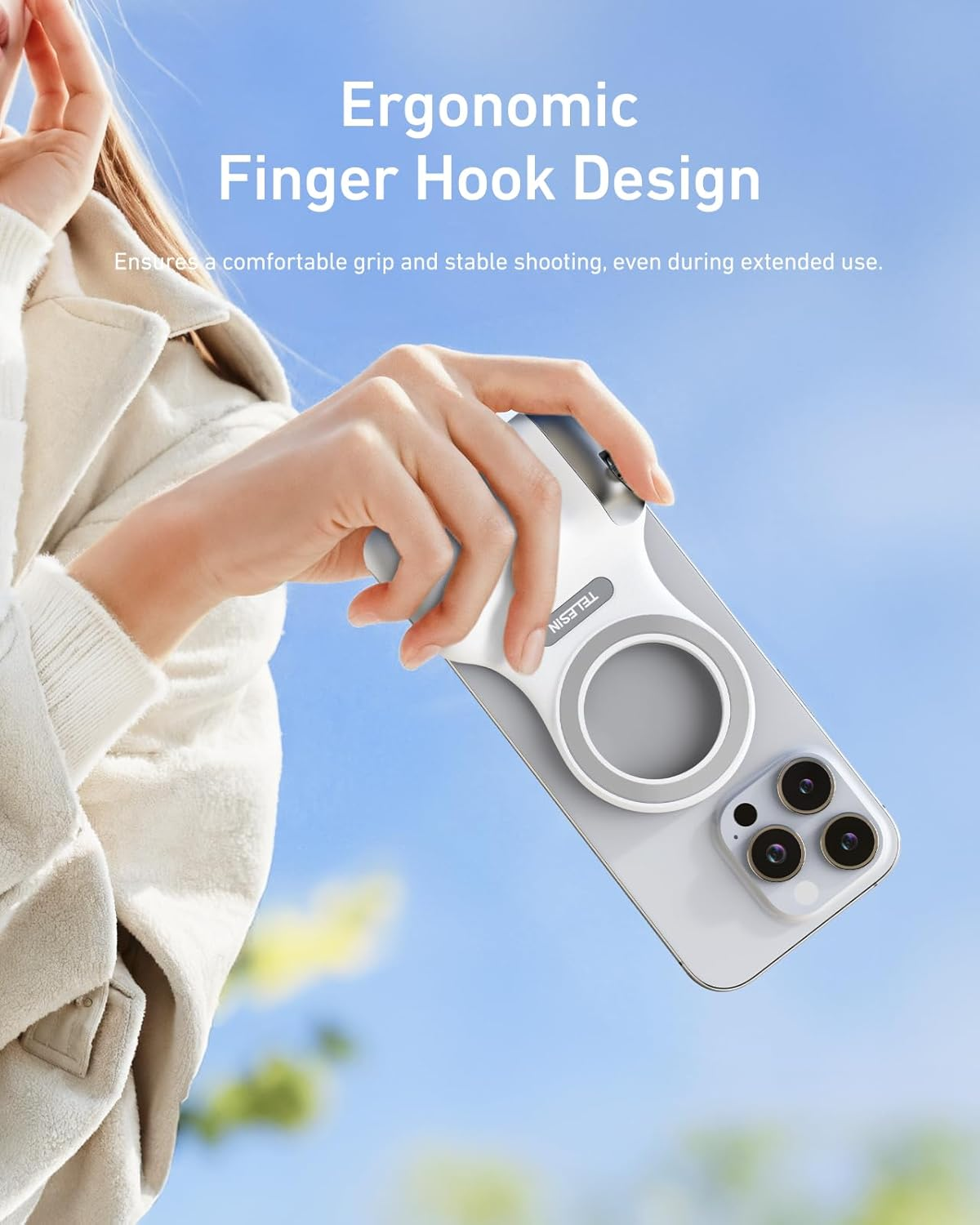 FunShot: All-in-One Magnetic Phone Grip