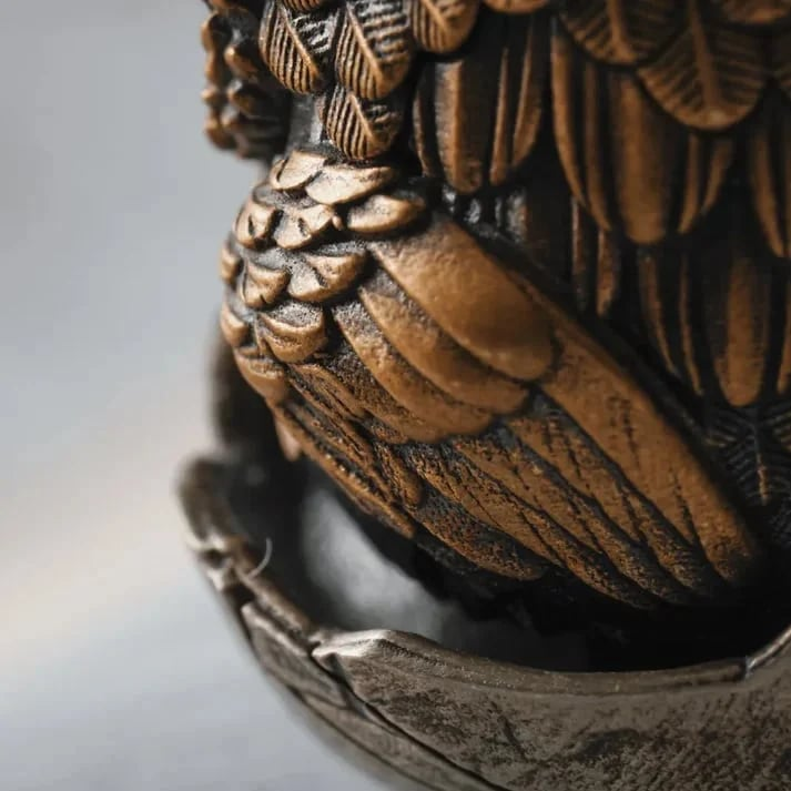 Whimsical Owl Fidget Pendant