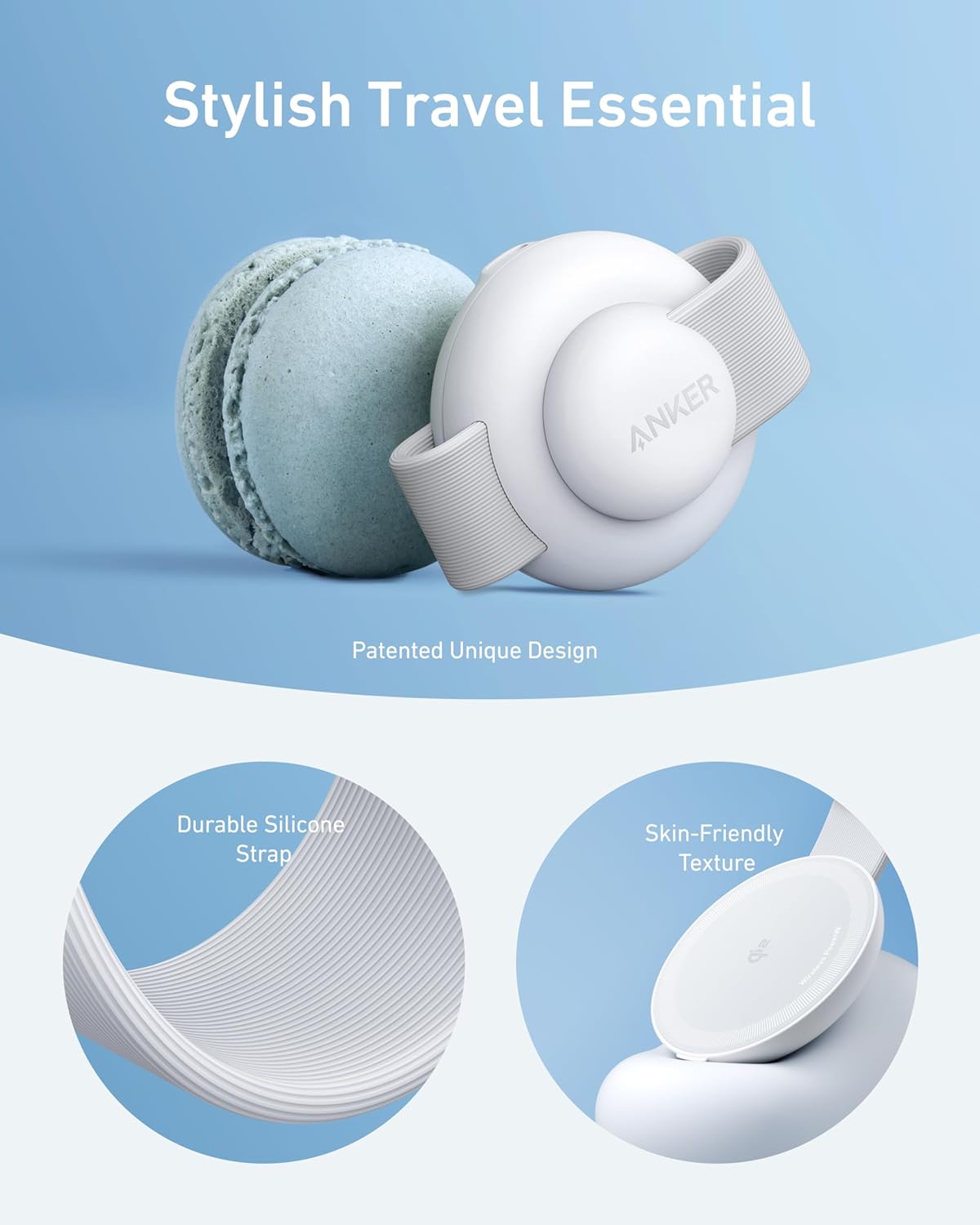 Foldable 3-in-1 Travel Charger