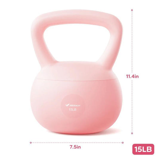 Soft Kettlebell With Handle For Strength & Core Training – Safe Weightlifting Kettlebell For Home Gym Fitness