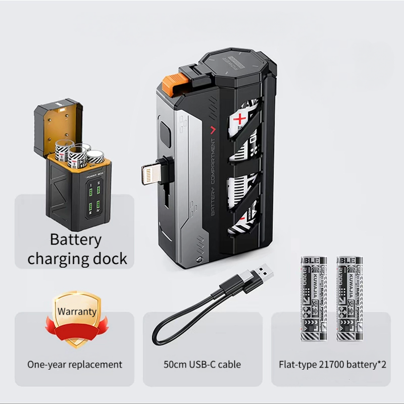 22.5w Fast Charging Power Supply With Replaceable Battery