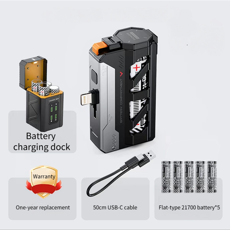 22.5w Fast Charging Power Supply With Replaceable Battery