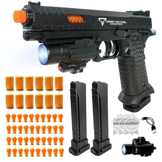 Shell Ejecting Toy Pistol – Soft Bullet Shooting Toy