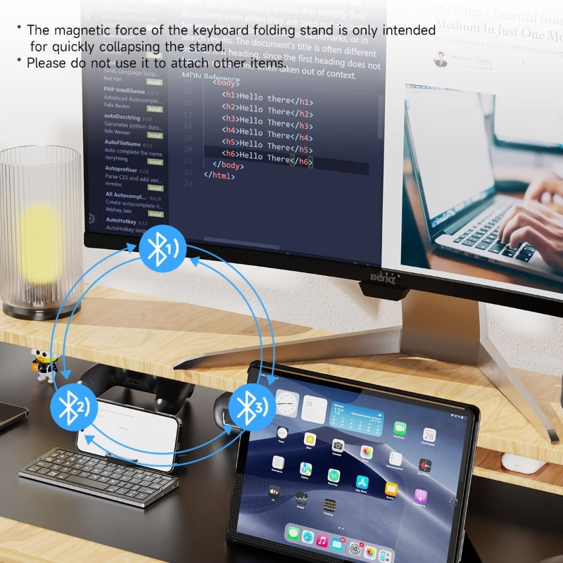 Magnetic Foldable Keyboard