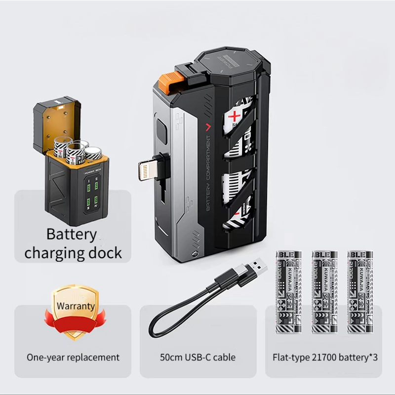 22.5w Fast Charging Power Supply With Replaceable Battery