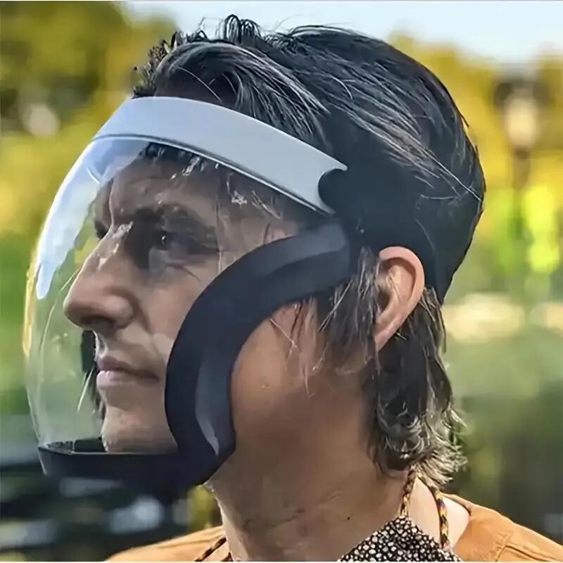 Adjustable Full-Face Protective Shield โ Heat & Impact Resistant