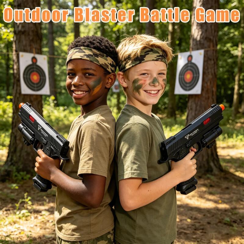 Shell Ejecting Toy Pistol – Soft Bullet Shooting Toy