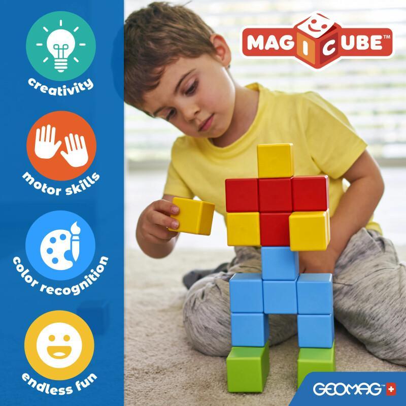Magnetic Building Blocks – STEM Toy For Toddlers (24 Pcs)
