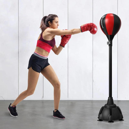 Adjustable Boxing Punching Bag With Stand – Speed Training & Fitness Equipment