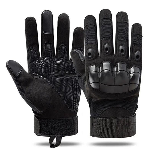 Tactical Full-Finger Gloves – Soft Knuckle, Touchscreen, Non-Slip, Breathable