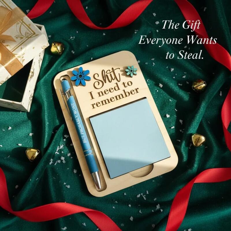 The "Shit I Need To Remember" Sticky Note Holder