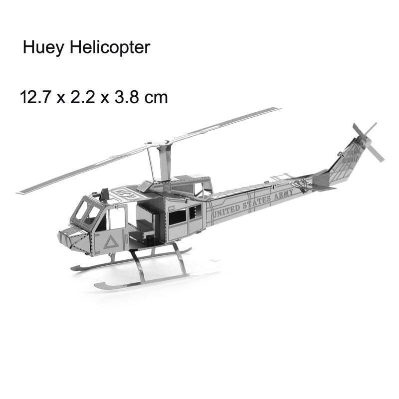 3D Metal Puzzle: Build Your Own Aircraft - No Glue Required!