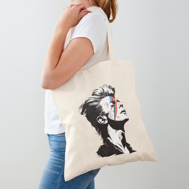 David Bowie STARMAN Vector Art Tote Bag