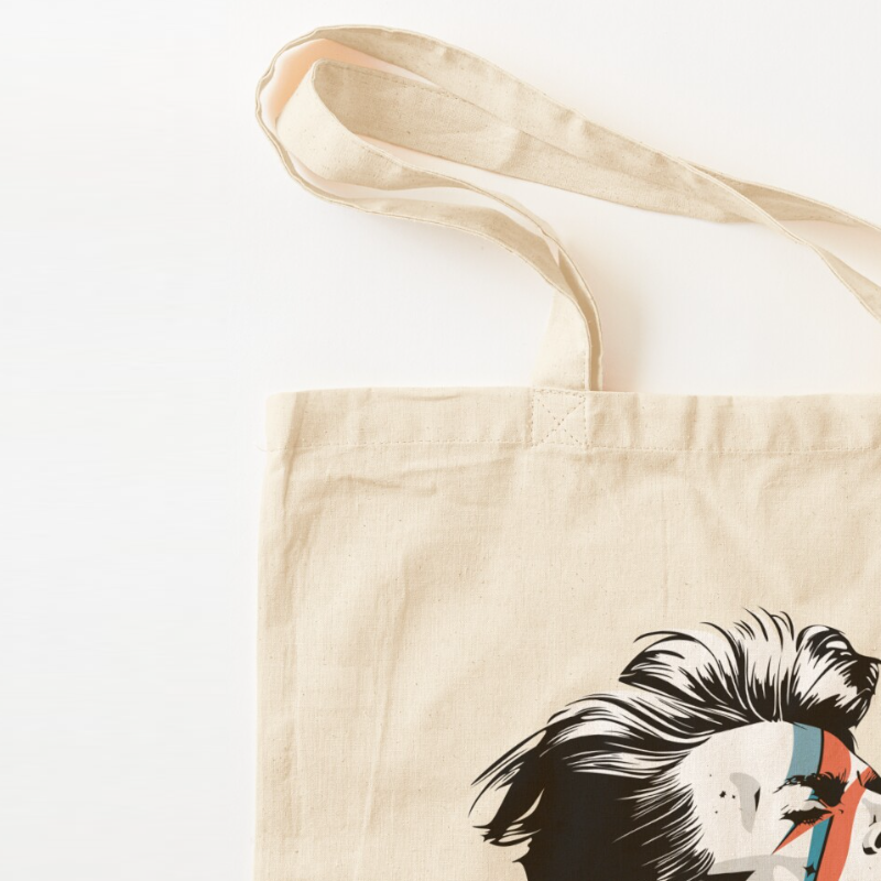 David Bowie STARMAN Vector Art Tote Bag