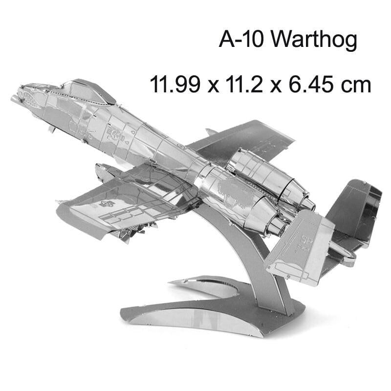 3D Metal Puzzle: Build Your Own Aircraft - No Glue Required!