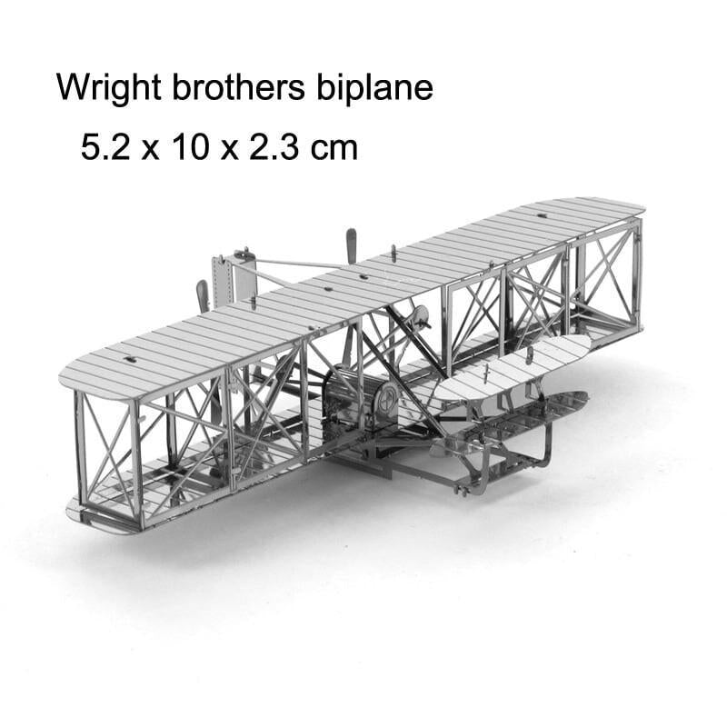 3D Metal Puzzle: Build Your Own Aircraft - No Glue Required!