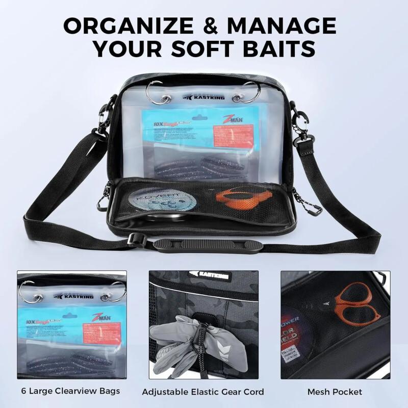 50L Fishing Tackle Backpack – Gear Organizer & Rod Holders