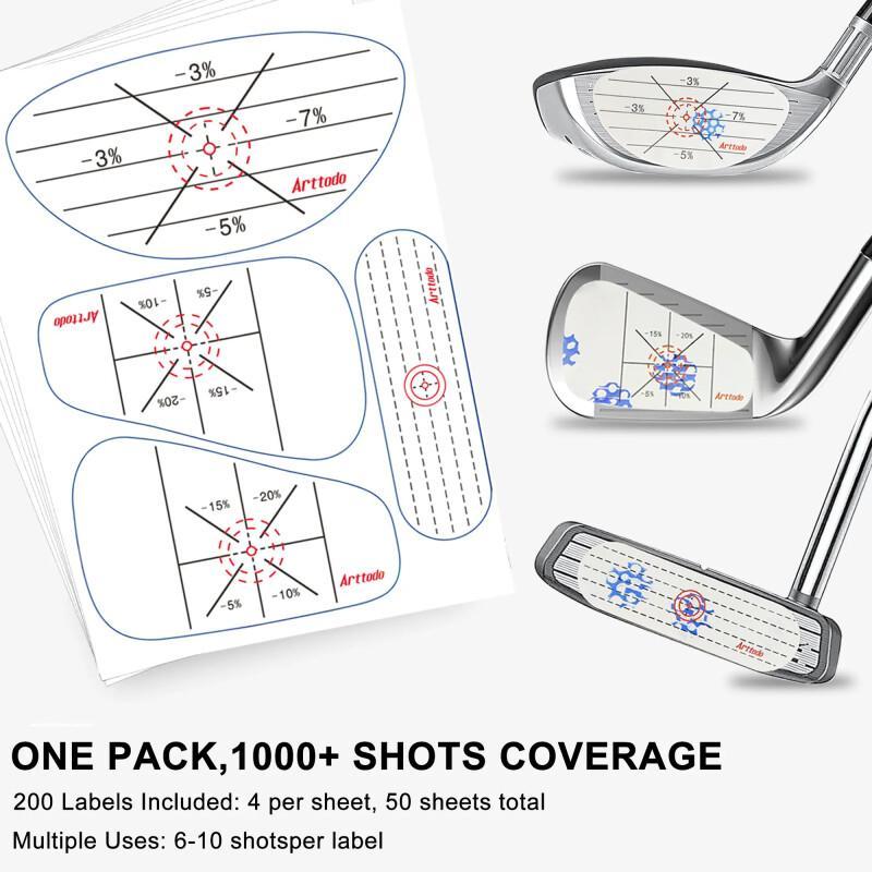 Golf Impact Tape – Swing & Sweet Spot Trainer