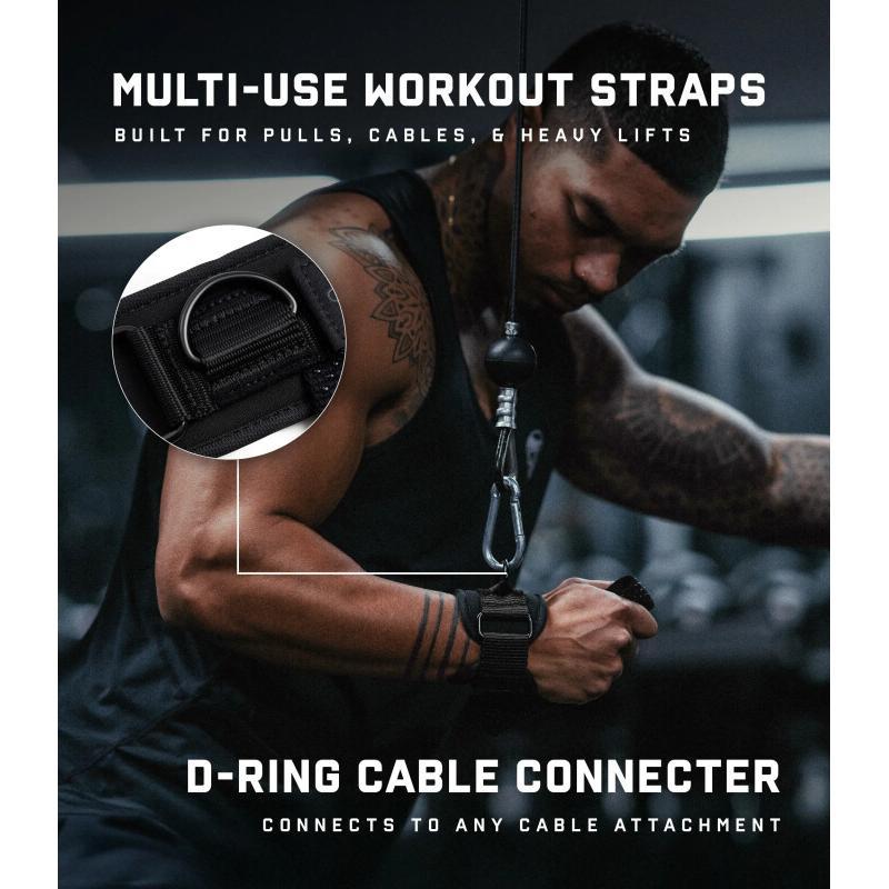 Griplink Lifting Straps – Cushioned Wrist Support & Anti-Slip Grip