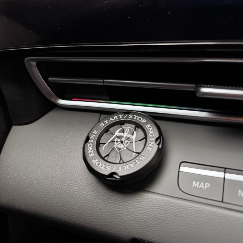 Twist Lock Design Car Start Stop Button Cover