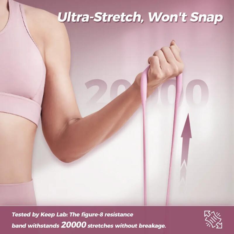 Figure 8 Resistance Bands – Elastic Fitness Trainer For Arms & Chest