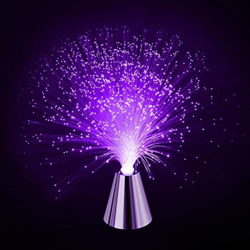 Color-Changing Fiber Optic LED Lamp