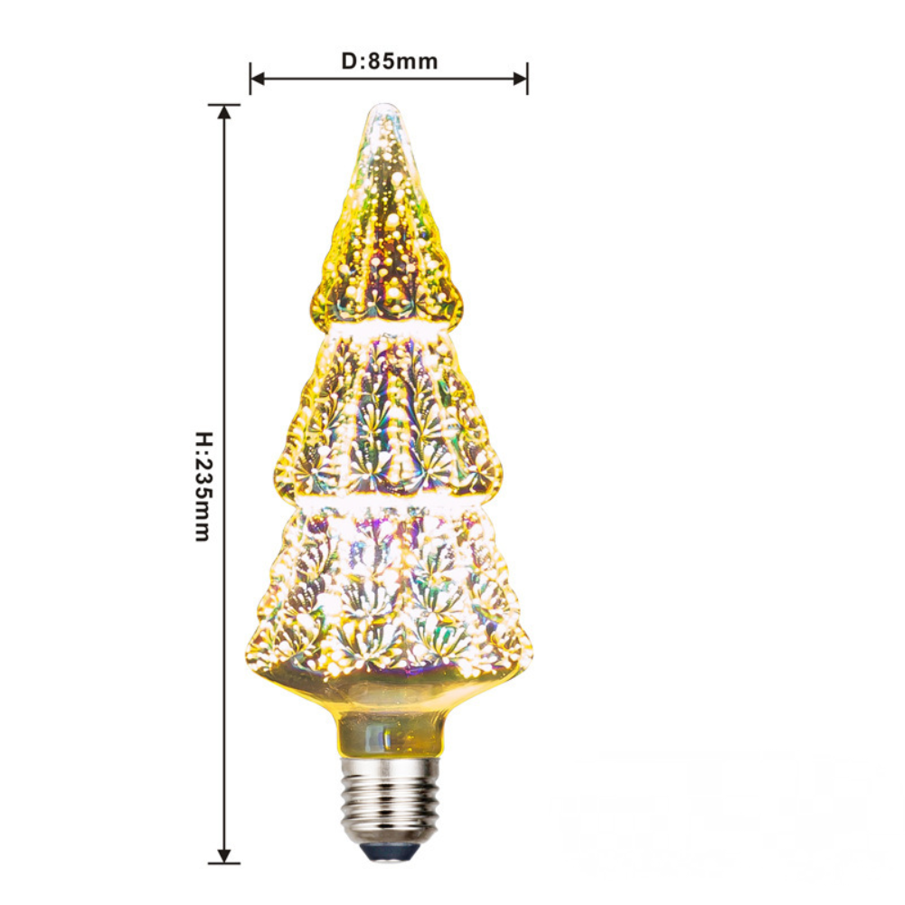 Firework Design Colorful LED Bulb