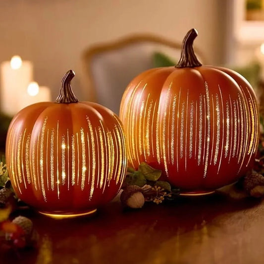 LED Illuminated Pumpkin Decorations