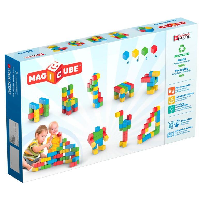 Magnetic Building Blocks – STEM Toy For Toddlers (24 Pcs)