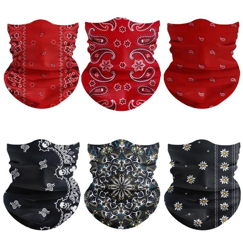 UV Cooling Neck Gaiter Set (6 Pack) – Multi-Use Face Cover